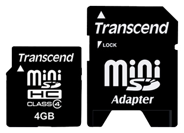 Карты памяти - Transcend TS4GSDMHC4
