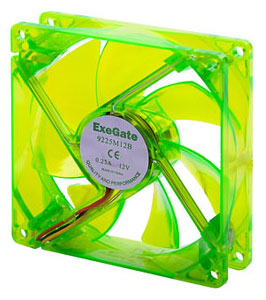 Кулеры и системы охлаждения - Exegate 9225M12B/UV Green