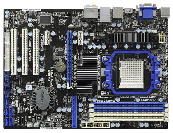 Материнские платы - ASRock 880GXH/USB3