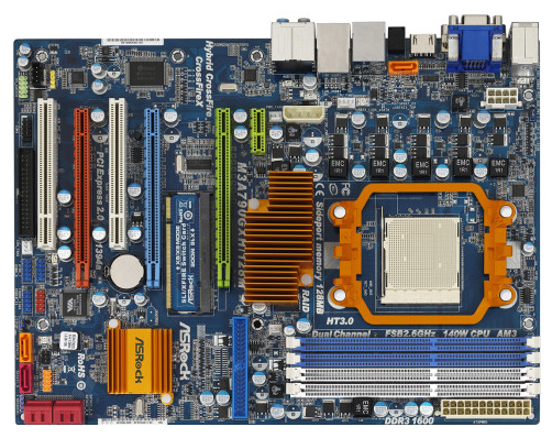 Материнские платы - ASRock M3A790GXH/128M