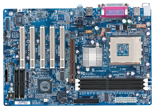 Материнские платы - Gigabyte 7VT600P-RZ