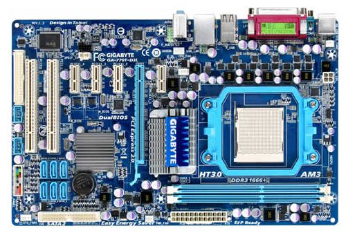 Материнские платы - Gigabyte GA-770T-D3L (rev. 1.3)