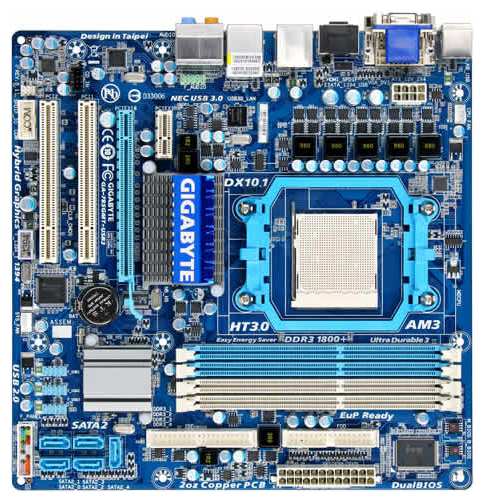 Материнские платы - Gigabyte GA-785GMT-USB3 (rev. 1.0)