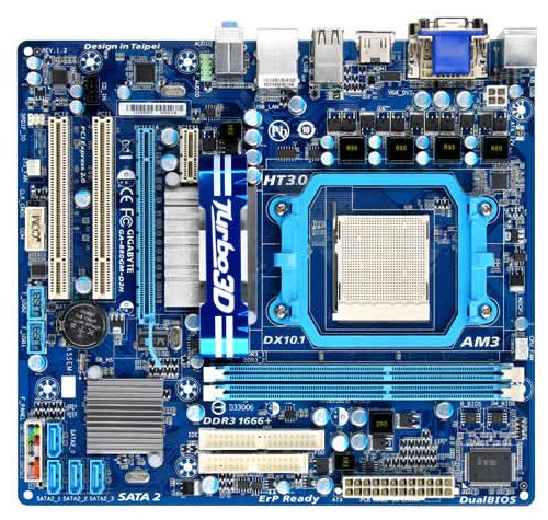 Материнские платы - Gigabyte GA-880GM-D2H (rev. 1.3)