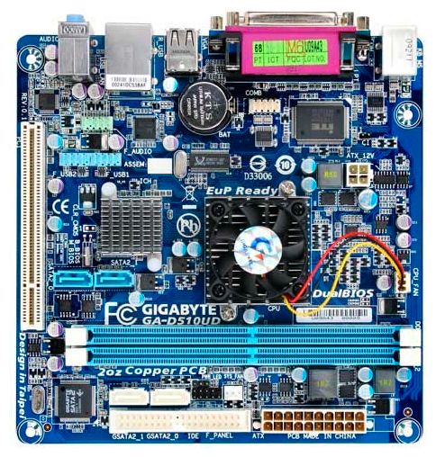 Материнские платы - Gigabyte GA-D510UD (rev. 1.0)