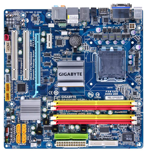 Материнские платы - Gigabyte GA-EG41MF-US2H (rev. 1.0)