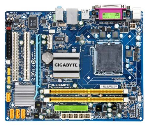 Материнские платы - Gigabyte GA-G41M-ES2L (rev. 1.0)
