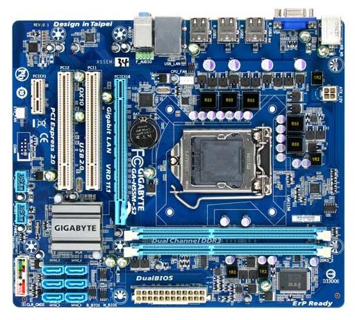 Материнские платы - Gigabyte GA-H55M-S2 (rev. 1.3)