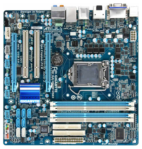 Материнские платы - Gigabyte GA-H57M-USB3 (rev. 1.0)