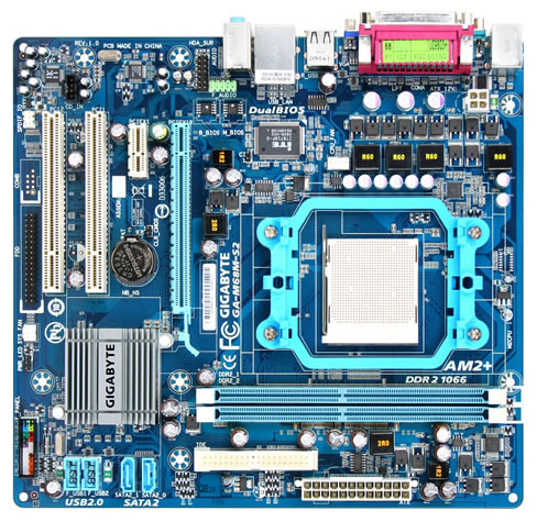 Материнские платы - Gigabyte GA-M68M-S2 (rev. 1.0)