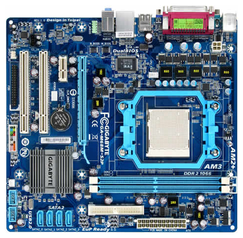 Материнские платы - Gigabyte GA-M68M-S2P (rev. 1.0)