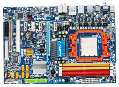 Материнские платы - Gigabyte GA-MA770-US3 (rev. 2.0)