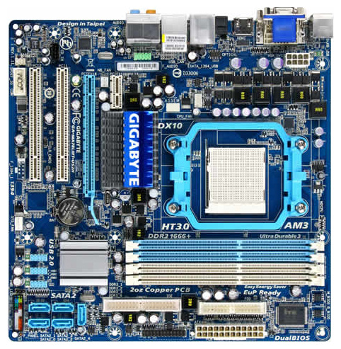 Материнские платы - Gigabyte GA-MA78LMT-US2H (rev. 1.0)