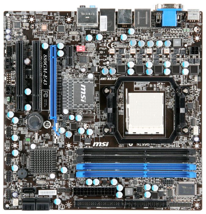 Материнские платы - MSI 880GM-E43