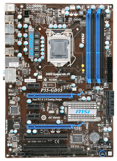 Материнские платы - MSI P55-GD55