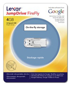 USB Flash drive - Lexar 4GB JumpDrive FireFly
